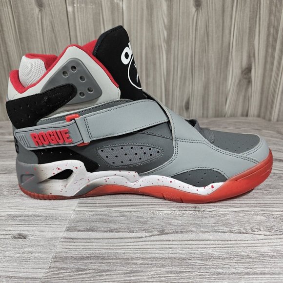 PATRICK EWING Rogue x ONYX Grey 3M Black Red Basketball Shoes Men's Size 9 NEW - Picture 12 of 16